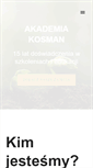 Mobile Screenshot of kosman.com.pl