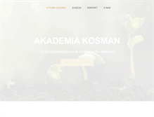 Tablet Screenshot of kosman.com.pl